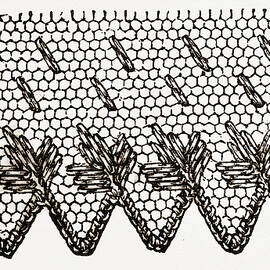 Design For Darning On Net, Needlework by Litz Collection