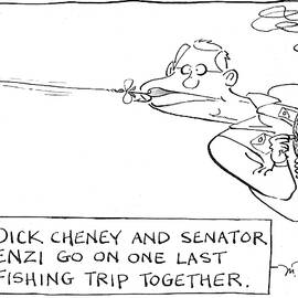 Dick Cheney And Senator Enzi Go On One Last by Mike Twohy