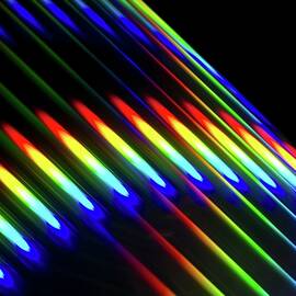Diffracted Light Pattern by Science Photo Library
