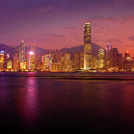 Hong Kong Island Skyline From Kowloon by Richard I'anson