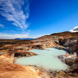 Krafla volcanic field in Iceland by Alexey Stiop