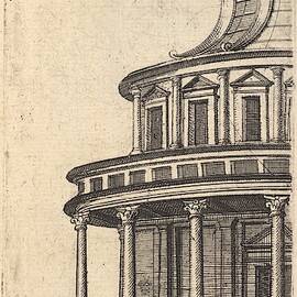 Partial View Of A Building Templum by Lambert Suavius