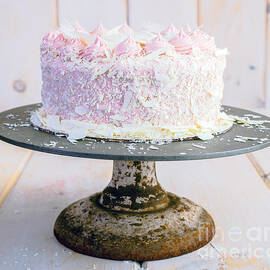 Raspberry White Chocolate Cake by Edward Fielding