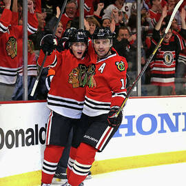 St. Louis Blues V Chicago Blackhawks - by Jonathan Daniel