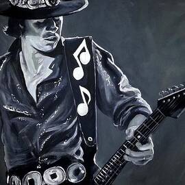 Stevie Ray Vaughan by Tom Carlton