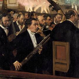 The Opera Orchestra by Edgar Degas