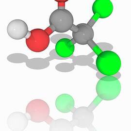Trichloroacetic Acid Chemical Compound Molecule