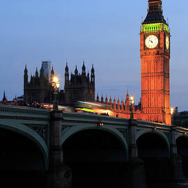 Twilight View Of Westminster Bridge And by Bruce Yuanyue Bi