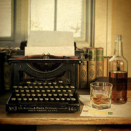 Typewriter and Whiskey