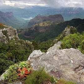 View Of Three Rondavels From Mariepskop by Morgan Trimble