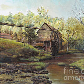 Watermill at Daybreak  by Mary Ellen Anderson