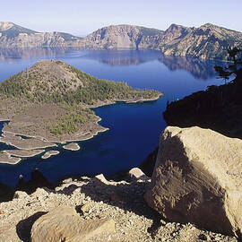 Wizard Island In Crater Lake