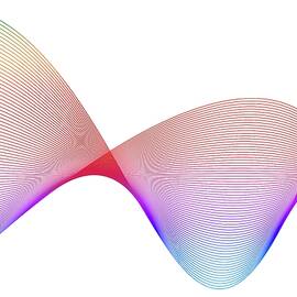 Abstract Line Pattern by Science Photo Library
