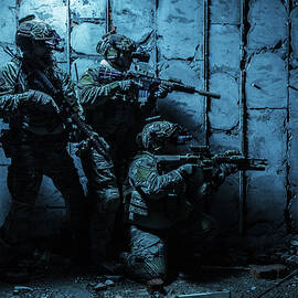 Army Ranger In Field Uniforms by Oleg Zabielin