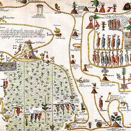 1704 Gemelli Map of the Aztec Migration from Aztlan to Chapultapec Geographicus AztecMigration gemel by MotionAge Designs
