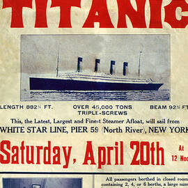 1910s Uk Titanic Poster by The Advertising Archives