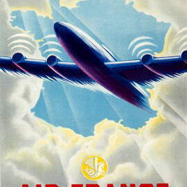 1940s France Air France Poster by The Advertising Archives