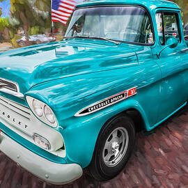 1959 Chevy Pick Up Truck Apache Series Painted by Rich Franco