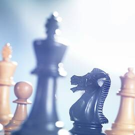 Chess Match by Science Photo Library