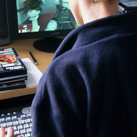 Computer Game by Science Photo Library