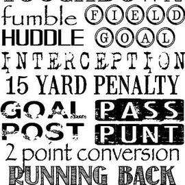Football Subway Art by Jaime Friedman