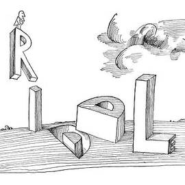 New Yorker August 20th, 1960 by Saul Steinberg