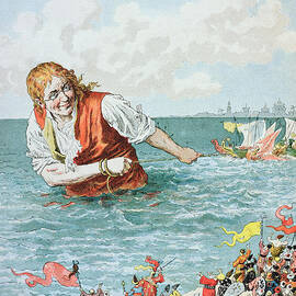 Scene from Gullivers Travels by Frederic Lix
