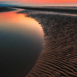 Seascape Sunset by Adrian Evans