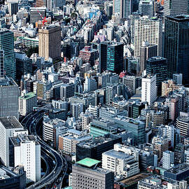 Skyscrapers And Small Buildings In by Michael H