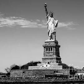 Statue of Liberty  BW by Anthony Sacco