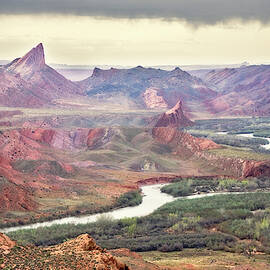 The San Juan River Winds Its Way by Whit Richardson