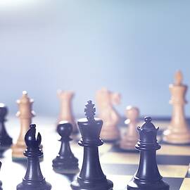 Chess Match by Science Photo Library
