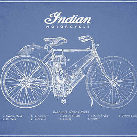 Indian motorcycle by Aged Pixel