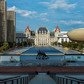 New York, Albany, New York State Capitol by Panoramic Images
