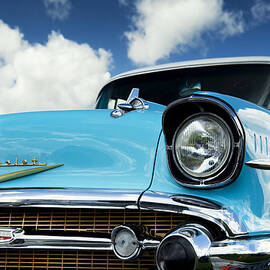 57 Chevy in Blue by Tim Gainey