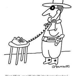 It's Not Difficult - You Go 'hi by Charles Barsotti