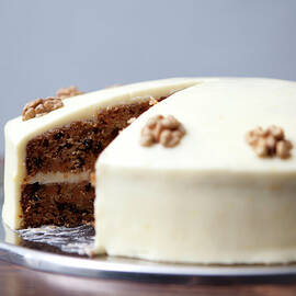 A Carrot Cake With A Slice Missing For by Halfdark