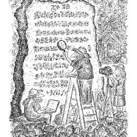 A Group Of Archaeologists Decipher A Large by Edward Koren