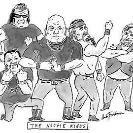 A Group Of Tough Guys. Beneath Reads The Noogie by Andy Friedman