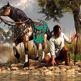 A Hunter and His Horse by Daniel Eskridge