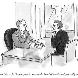 A Job Interviewer Scolds An Interviewee by Carolita Johnson