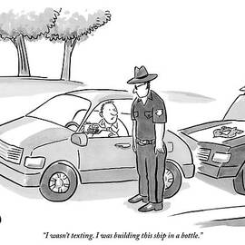 A Man Has Been Pulled Over And Explains What by Robert Leighton
