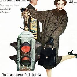 A Model Wearing A Modelia Tweed Coat by Stephen Colhoun