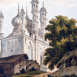 A Mosque at Gazipoor by William Hodges
