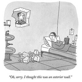 A Prisoner Who Has Broken Through A Wall by Peter C. Vey