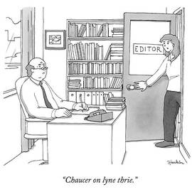 A Secretary Informs An Editor by Charlie Hankin