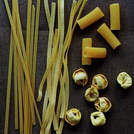 A Selection Of Uncooked Pasta by Romulo Yanes