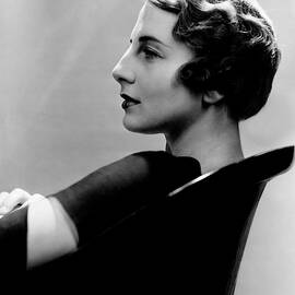 A Side View Of Helen Wills Moody by Lusha Nelson