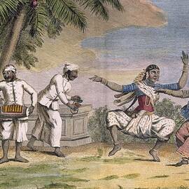 A Troupe Of Bayaderes, Or Indian by Pierre Sonnerat