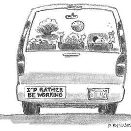 A Vehicle With Many Children Inside Is Seen by Pat Byrnes